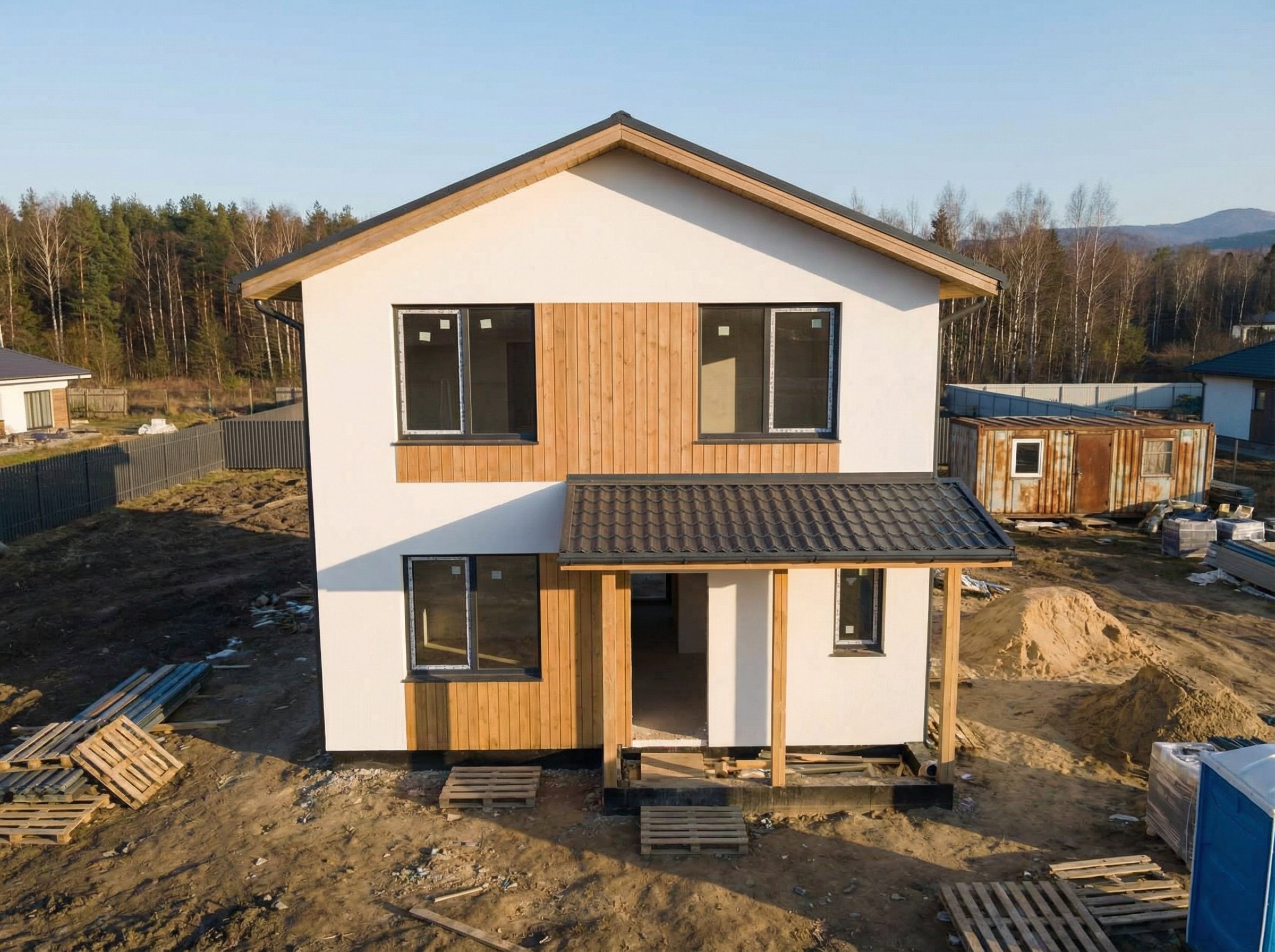 Дом из газобетона